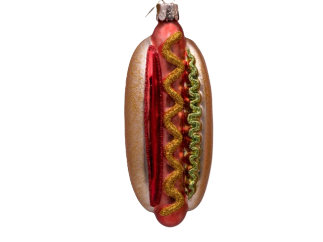 Vondels Weihnachtsanhänger Glas Multihotdog 1