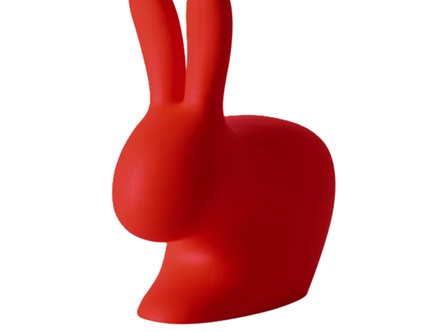 qeeboo Rabbit Chair Baby red 1