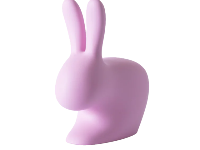 qeeboo Rabbit Chair Baby pink 1