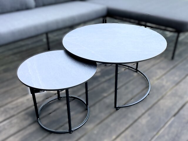 Outdoor Collection Beistelltisch Two of us dark grey 1