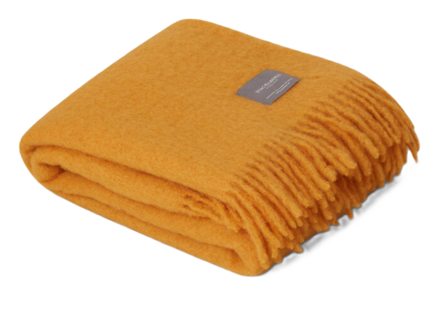 Stackelbergs Mohairdecke orange 1