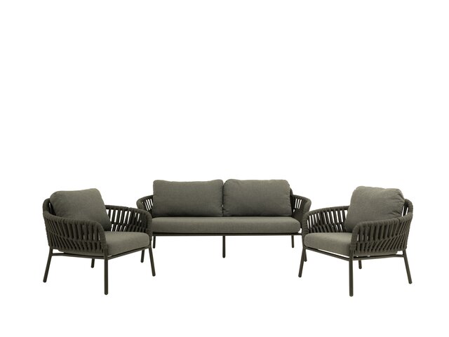 Outdoor Collection Loungeset Casablanca dunkelgrau 1