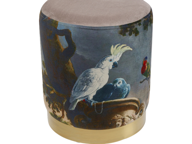 Kare Hocker Cherry 86355 Parrot Brass 1