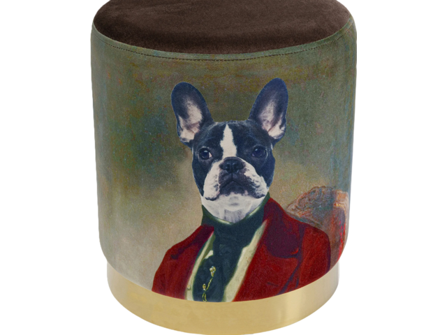 Kare Hocker Cherry 86350 Mr. Dog Brass 1