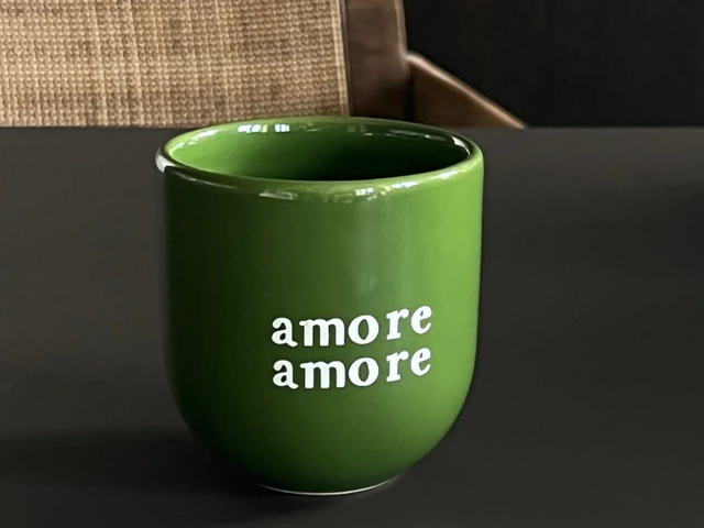 SISI Becher amore, amore in grün 1