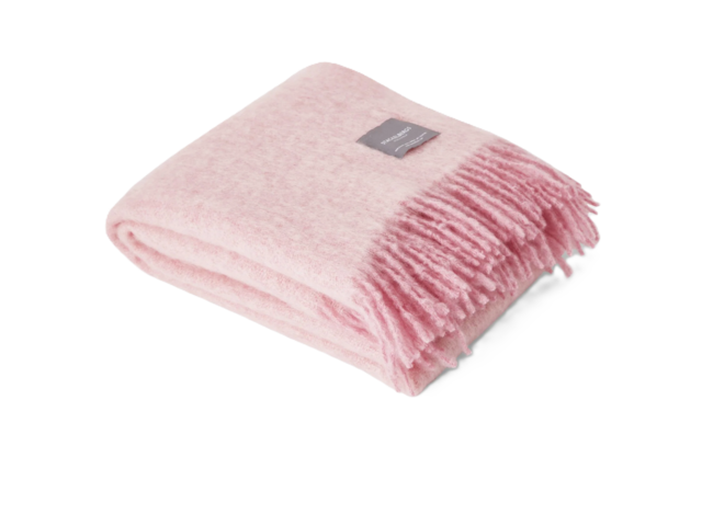 Stackelbergs Mohairdecke pelagon pink 1