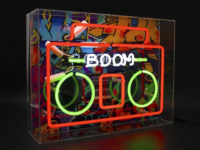 Locomocean Neon-Reklamebox BOOM BOX 1