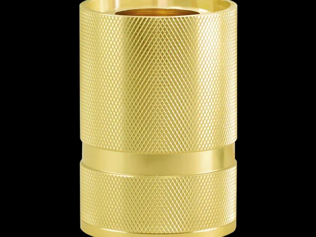Message-in-the-bulb Lampensockel 306003 gold 1