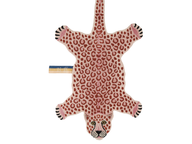 Doing Goods Teppich Pinky Leopard groß 1