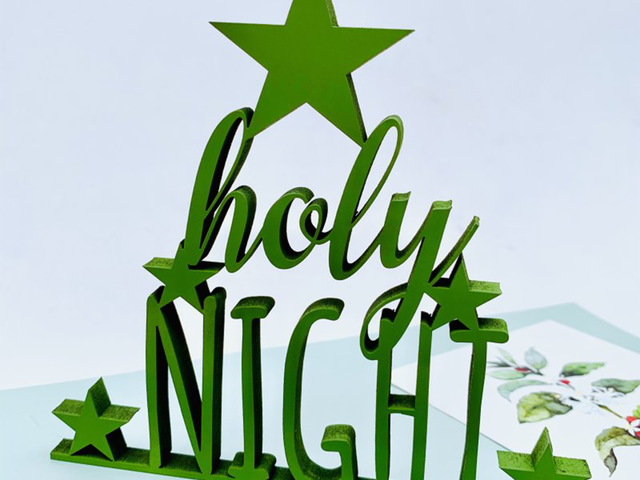 NOGALLERY 3D-Wanddeko Holy Night 1