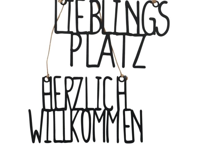 Boltze Schild Lieblingsplatz 1