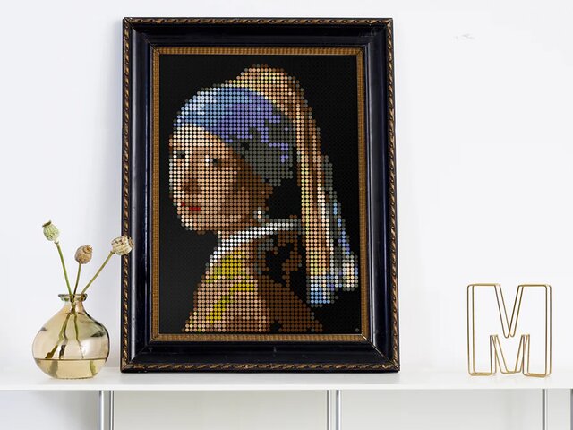 dot-on Sticker-Bastelset VERMEER Pixelart 1