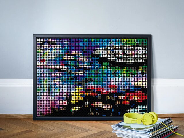 dot-on Sticker-Bastelset WATER LILIES Pixelart 1