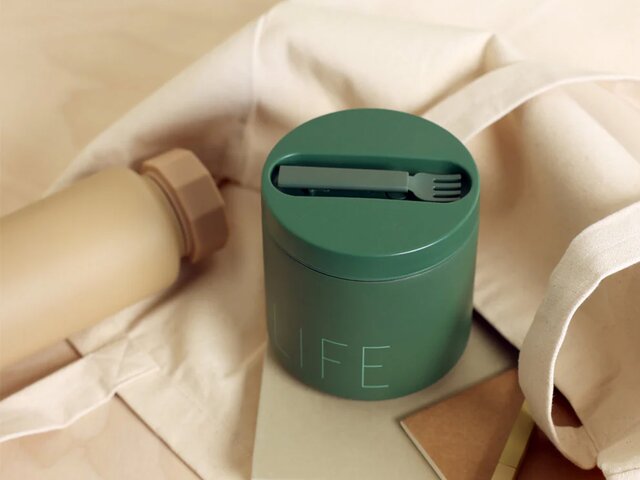 Design Letters Thermos-Lunchbox LIFE myrtle green 1