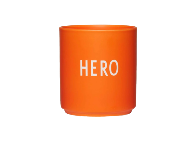 Design Letters Becher HERO orange 1