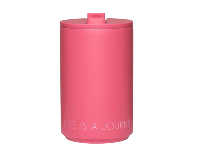 Design Letters Thermosbecher LIFE pink 1